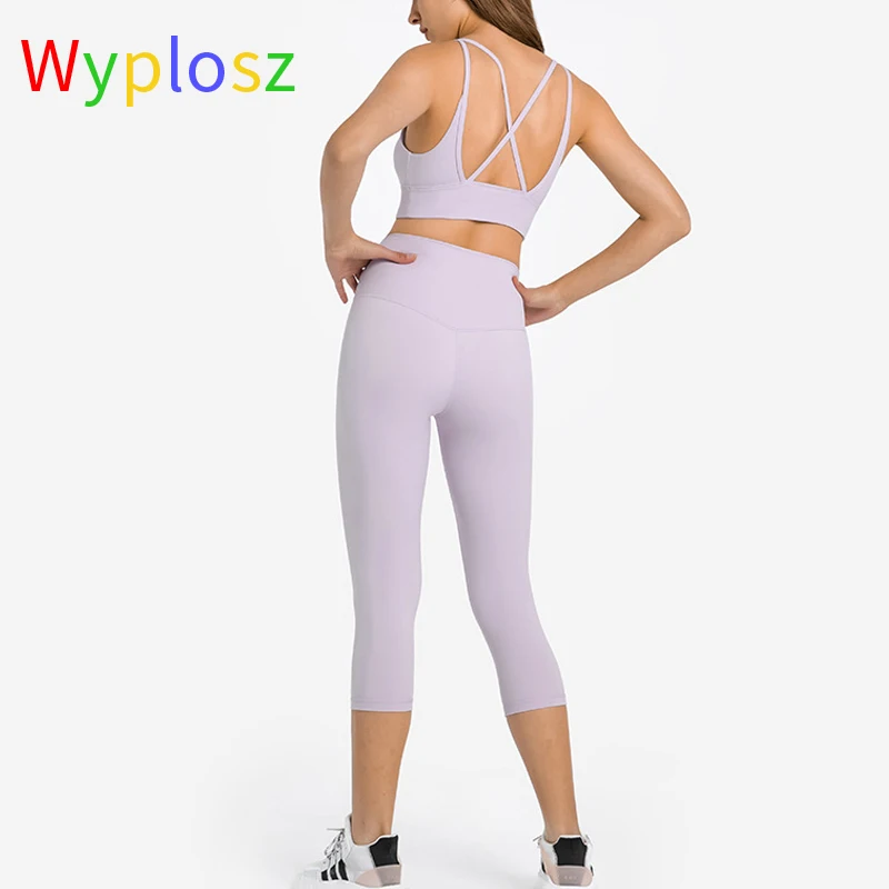 Wyplosz Yoga Bra Tight Sport Tank Top Thread Ventilation Fitness Vest Sexy Comfortable Soft Women Gym Beautiful Back Overlapping