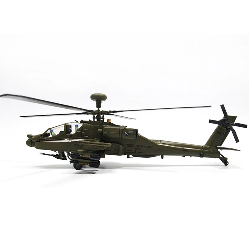 Американский Ач-64 Вертолет Апачи армейский вертолет самолет-масштаб 1/72 литые