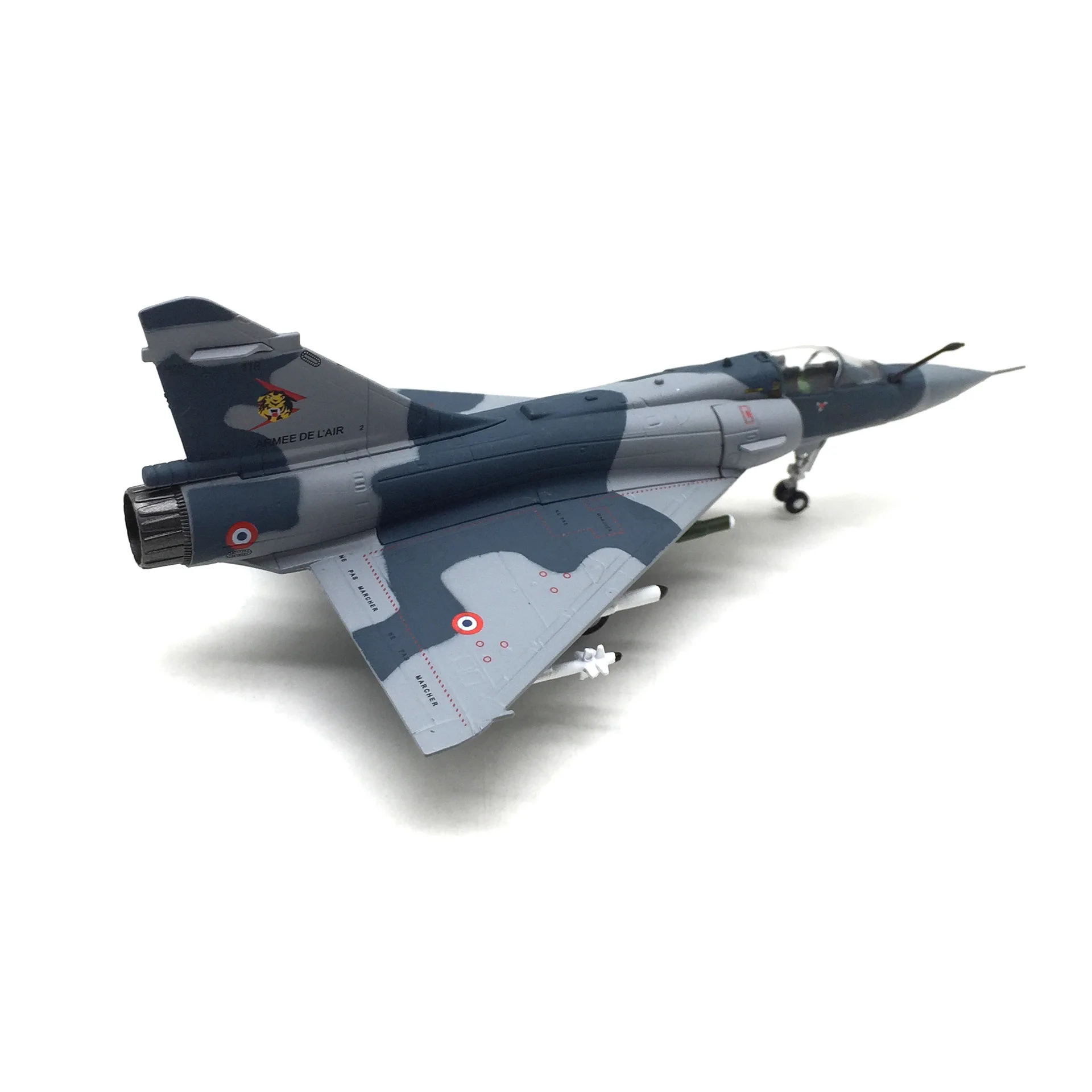 Фото Масштаб 1:100, игрушки Mirage для мальчиков и детей, модель истребителя Франции 2000, коллекция и витрина, подарок, модель из сплава 2000, мини-модель самолета №3
