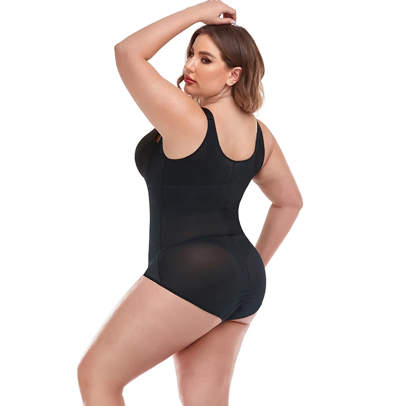 Hourglass Zipper Tummy Control Colombianas Waist Trainer De Mujer Fajas Body Shaper Thong Shapewear Bodysuit Women Underwear