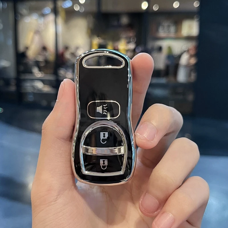 

Чехол для автомобильного ключа из ТПУ для Nissan Tiida Sentra X-trail T30 Altima Frontier Armada Maxima, аксессуары для Infiniti QX56 JA60 FX35