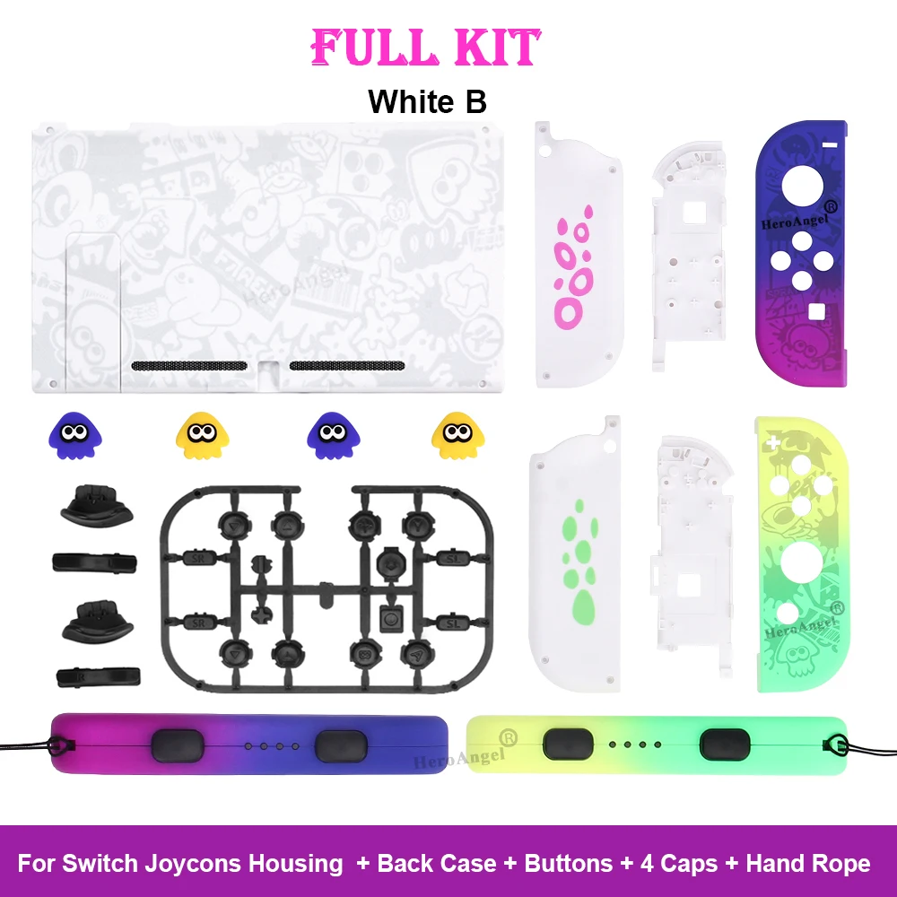 

For Nintend Switch DIY Replacement Shell Back Plate Case Handheld Controller Housing for Nintendo Switch Joycons Accessories