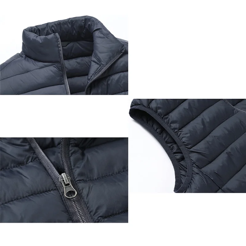 Осень-зима 2024 мужской и женский стеганый жилет без рукавов с вышивкой логотипа