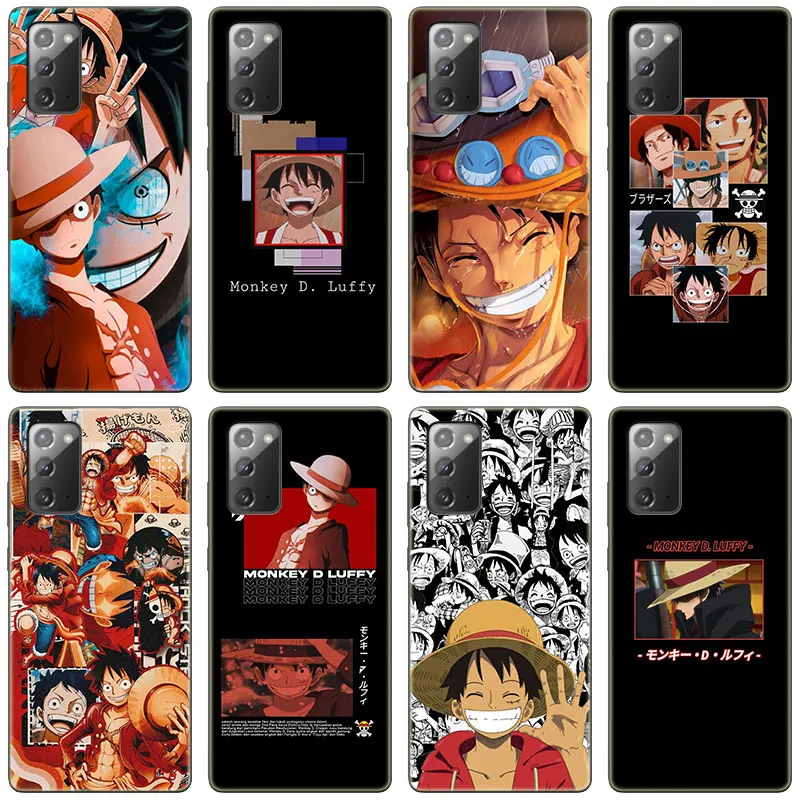 Аниме One Piece Monkey D. Чехол для Samsung Galaxy S22 S21 Ultra S20 FE S8 S9 S10E S10 Plus Lite A9 2018 |
