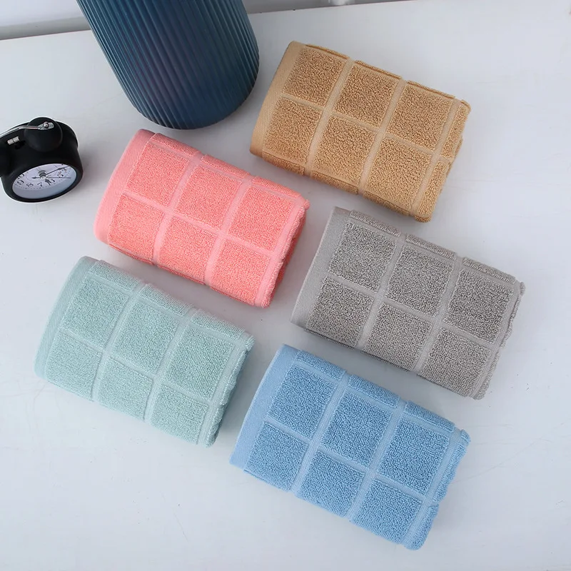 

Pure Cotton Towel Household Face Wash Soft Absorbent and Thickening Adult Male and Female Students Bathing Face Towel Wholesale