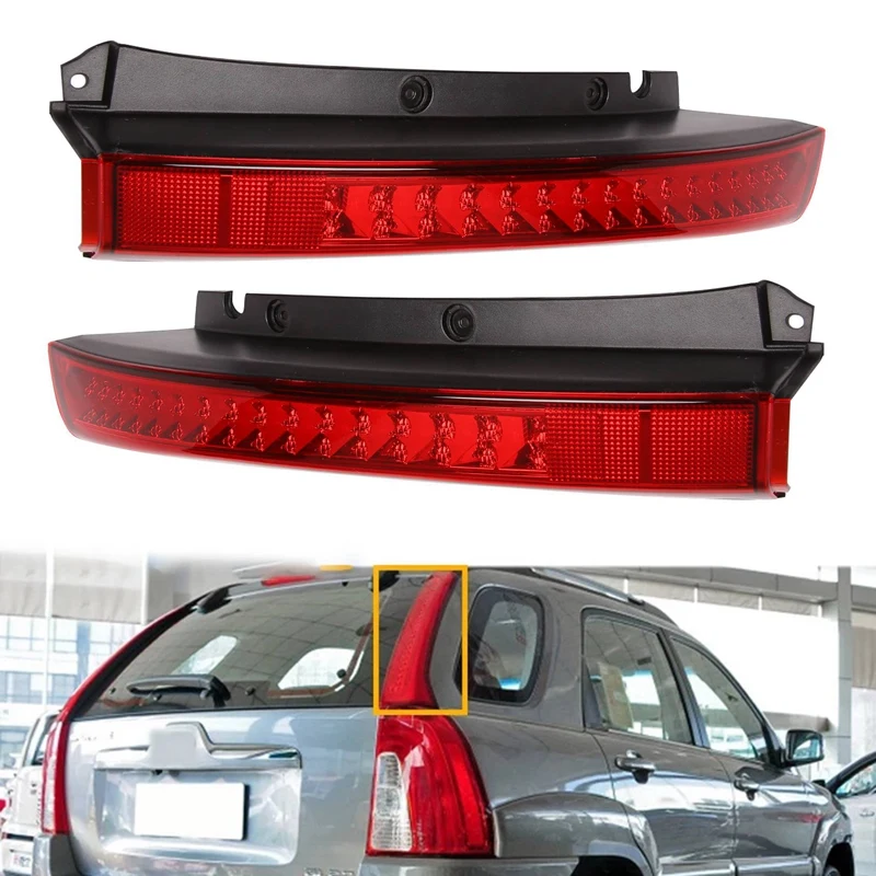 

1 Pair Rear Bumper Reflector Taillights LED Tail Light Rear Tail Lamps Fog Lamp for KIA Sportage 2013-2015