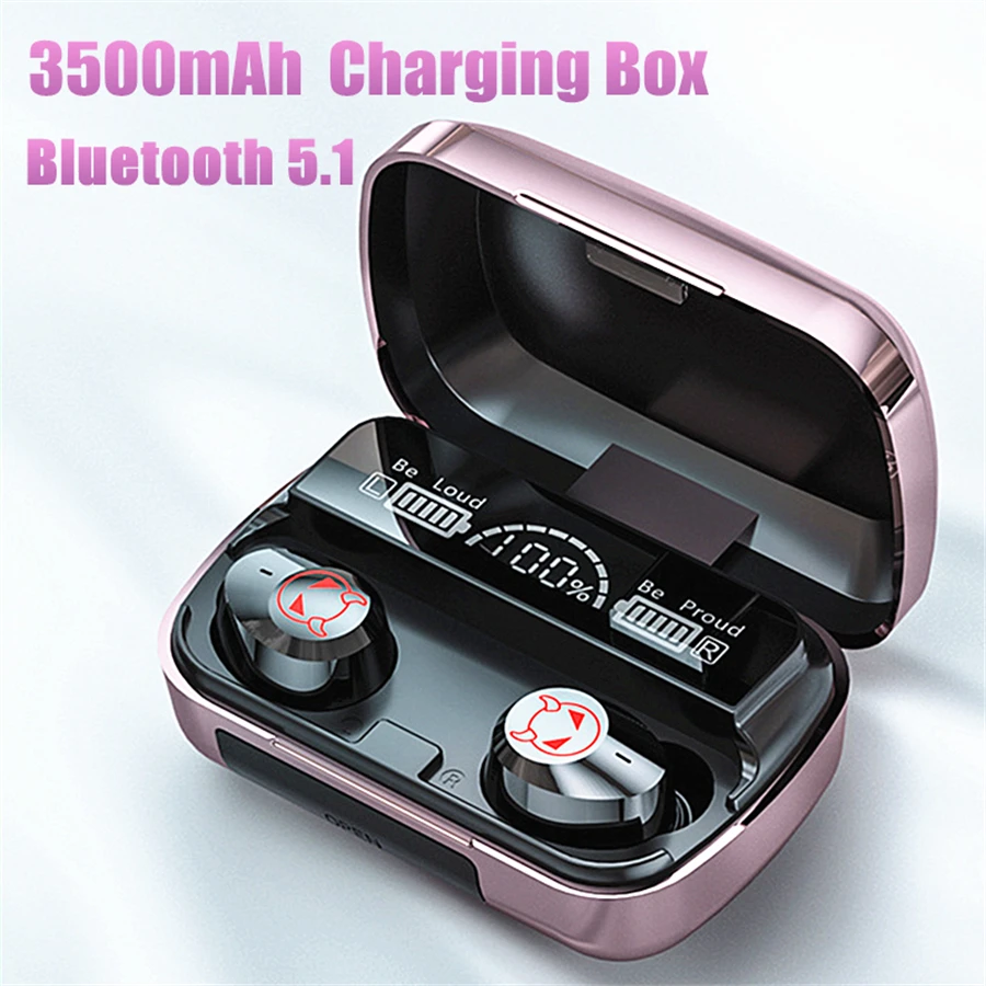 

M23 New Wireless Headphones Fone Bluetooth 5.1 Earphones Sport Waterproof Headsets HIFI 9D Stereo Earbuds With Mic TWS Earpieces