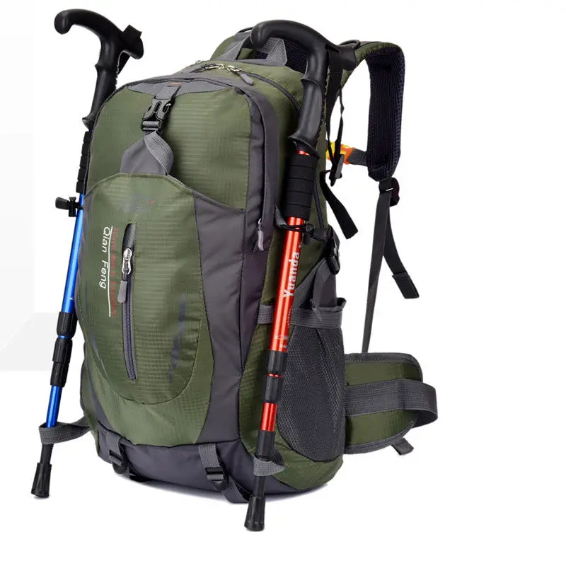 Quality Nylon Waterproof Travel Backpack 40L Men's Hiking Travel Bag Hiking Backpack Outdoor Sports Schoolbag Men's Backpack