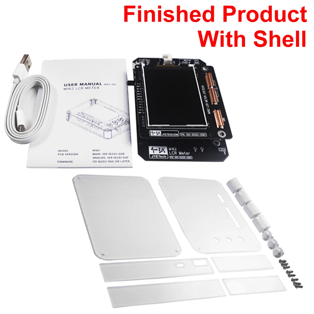 

Измеритель емкости M162 LCR, Многофункциональный тестер емкости, индуктивности, конденсатора, с корпусом