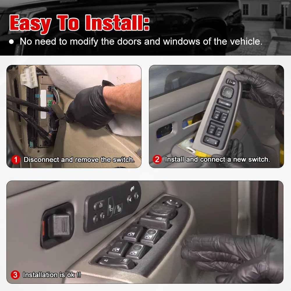 Переключатель Стеклоподъемника 15883319 12 В для Hummer H2 Chevrolet Suburban подчеркивающий GMC Yukon