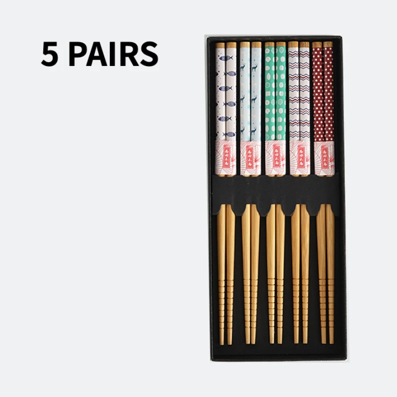 

Палочки для еды из бамбука 5 пар