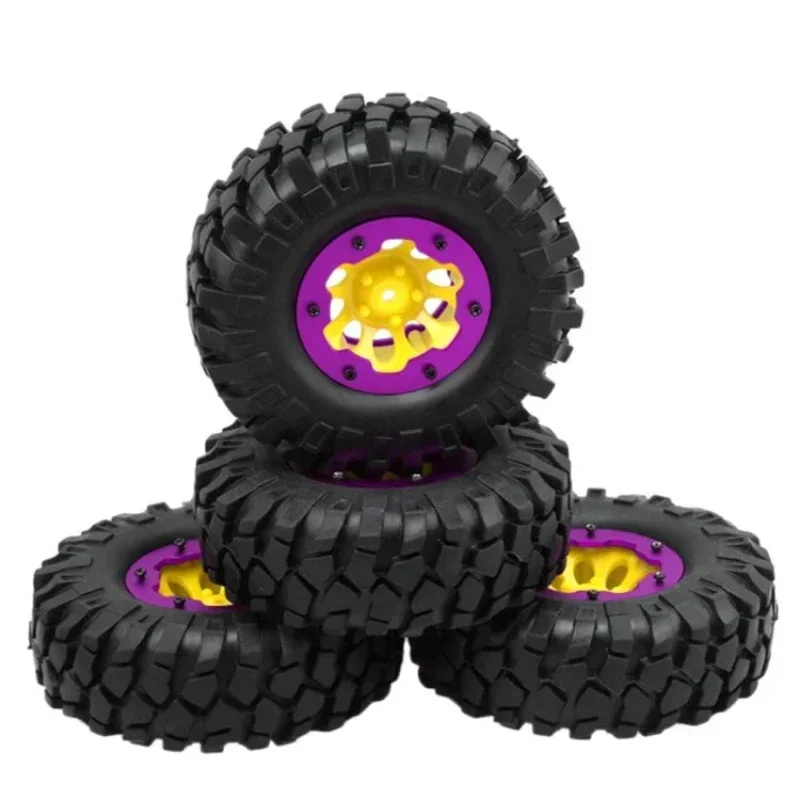 1.9&quot Tires 108mm Wheel 12mm Hex Hub For SCX10 RC Telecontrol Model Car Climbing Tyre Simulated Gravel Tire High Quality