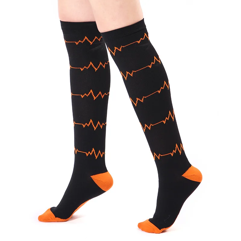 Women's Sports Compression Socks High Elastic Nurse Stockings Outdoor Elastic Socks Calcetines Compresion Enfermeria  Socks