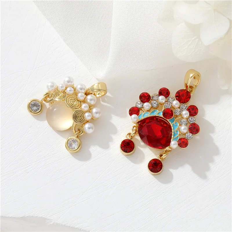 Ретро Пекинская опера макияж для лица меч Dan Culture ожерелье кулон китайское колье