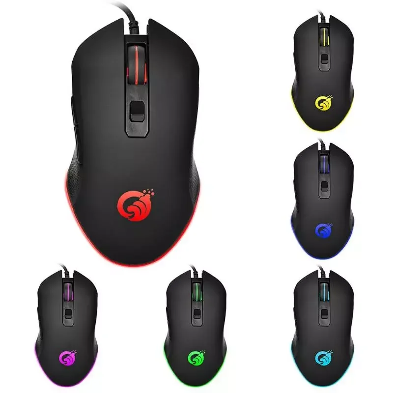 

G70 Gaming Mouse 6 Button 3600DPI RBG LED Backlight Optical Mause USB Wired Computer Game Mouse Gamer Mice For PC Laptop