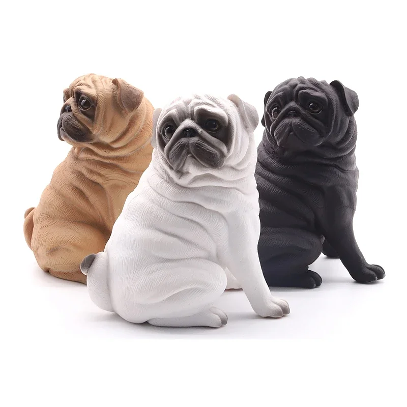 Имитация мопса собака Мопсы клоун украшения животное модель домашнего животного