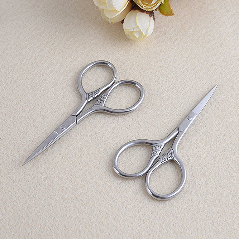 

Sdotter Stainless Steel Small Nail Tools Eyebrow Nose Hair Scissors Cut Manicure Facial Trimming Tweezer Makeup Beauty Tool