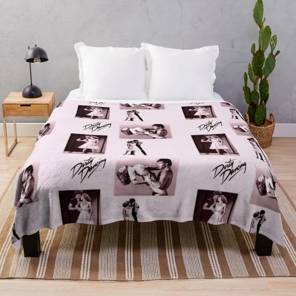 

Time of my lifeThrow Blanket Large knit plaid semi-toral blanket luxury st blanket