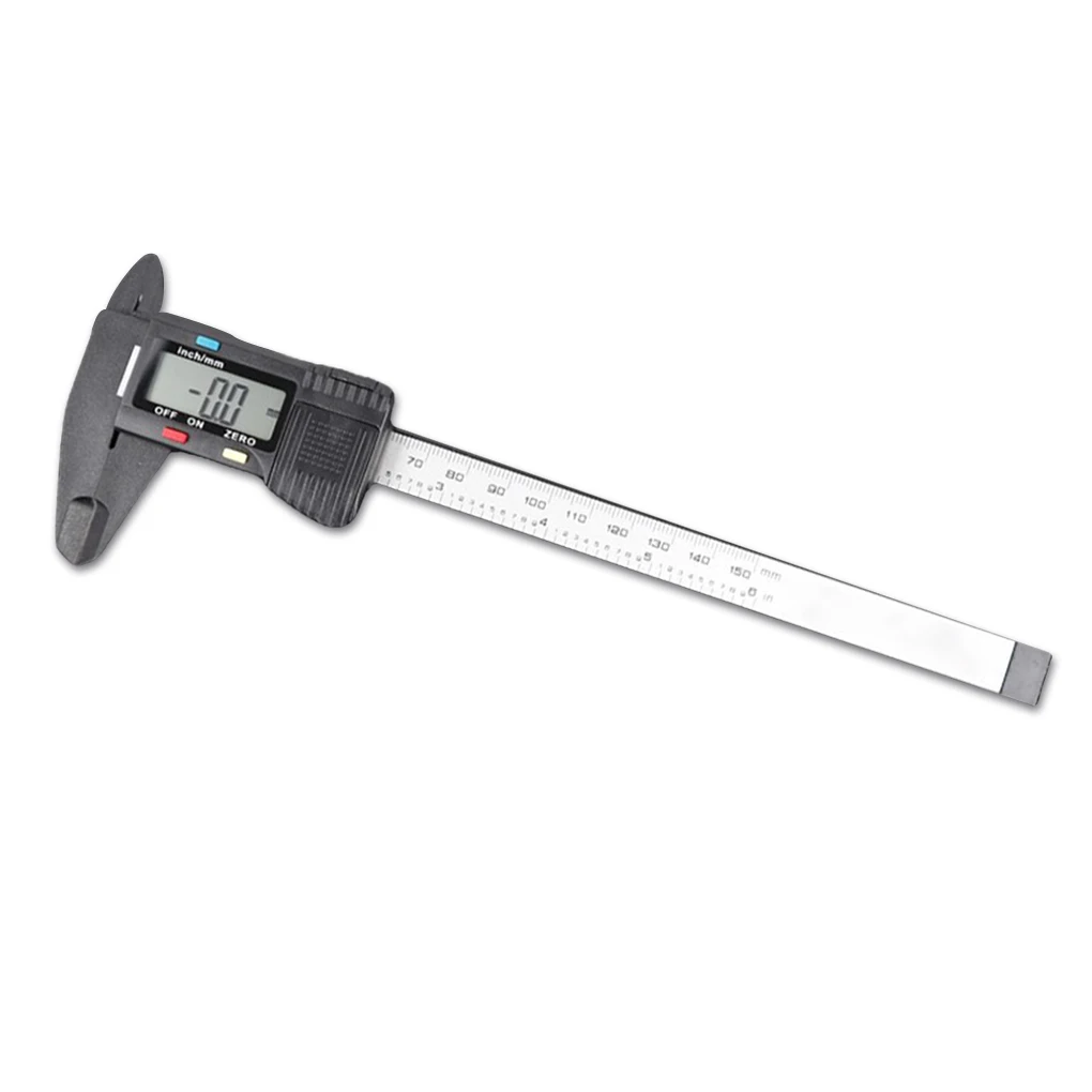 

Electronic Vernier Caliper LCD Micrometer Battery Operated Ruler Resettable Measurement Woodworking Instrument