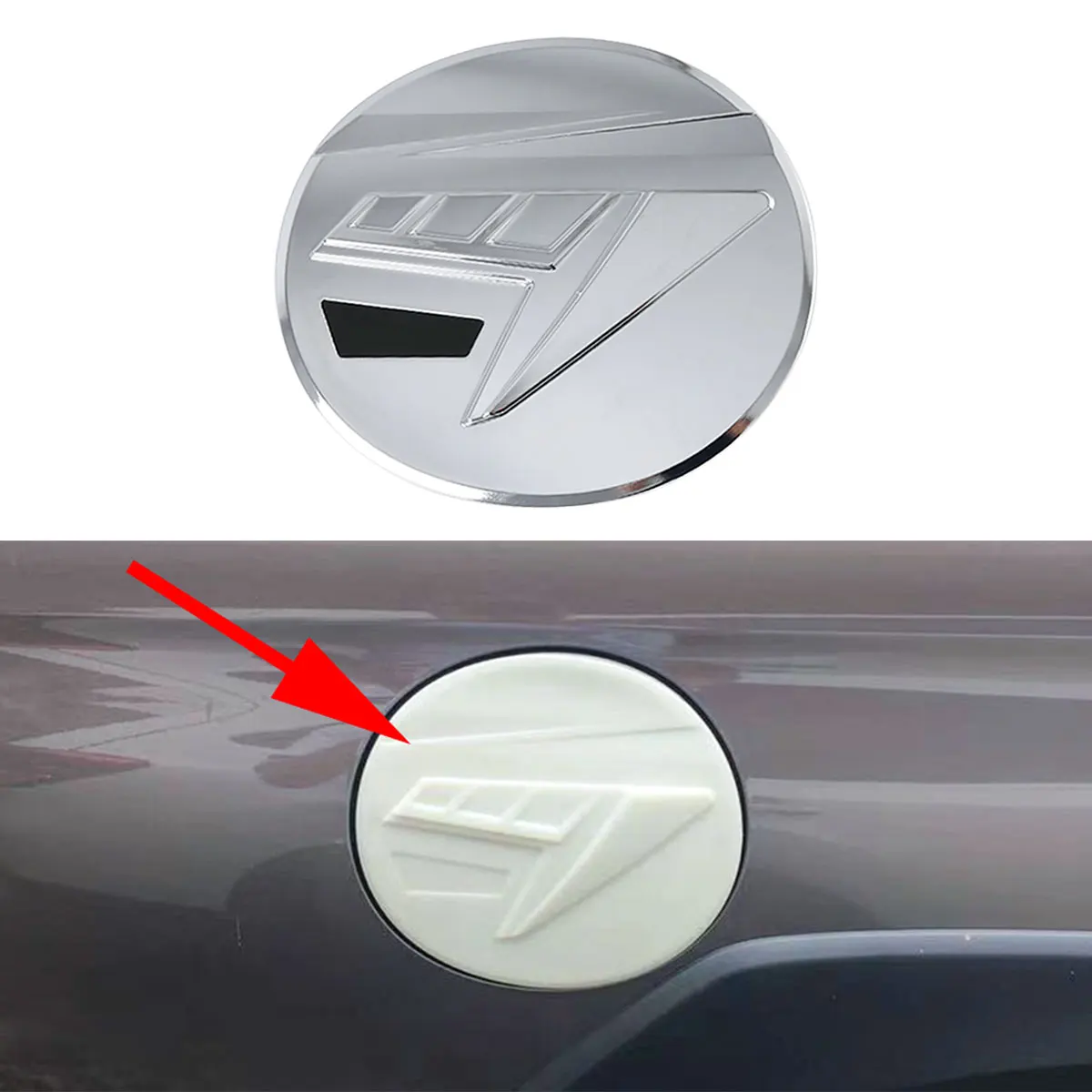 

Защитная крышка для топливного бака Subaru Outback BT 2020 2021 2022, Защитная крышка для масла и газа, хромированные аксессуары