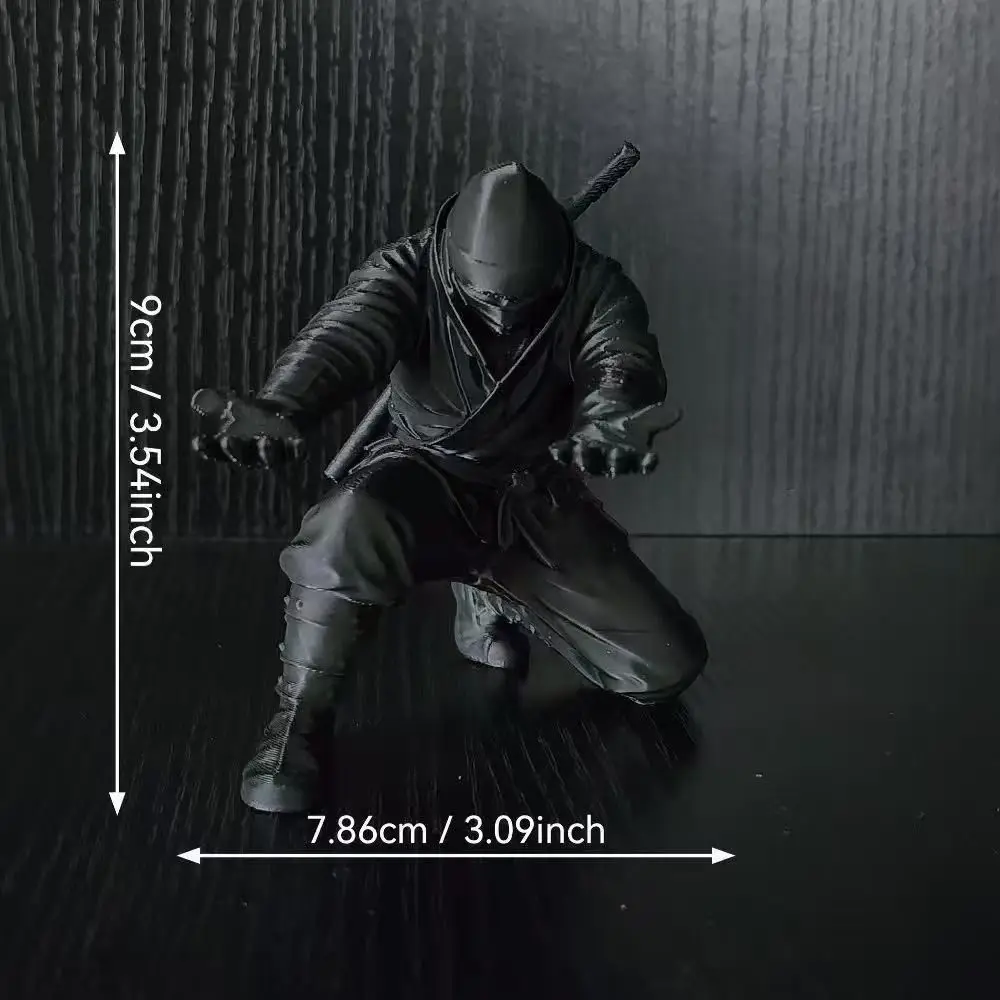 Изысканные забавные фигурки ниндзя, креативные многофункциональные 3D-печатные украшения в виде воинов, подставки для ручек, декор для дома (art.: 3920da12e1202) - 3920da12e1202