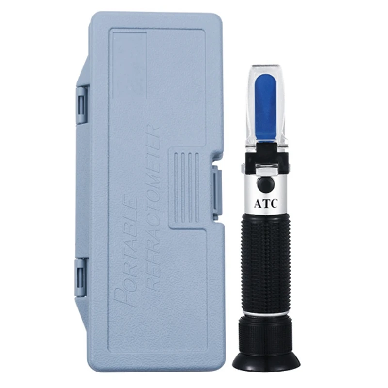 

Brix Refractometer With ATC Dual Scale Specific Gravity & Brix Hydrometer In Wine Making And Beer Brewing Homebrew Kit