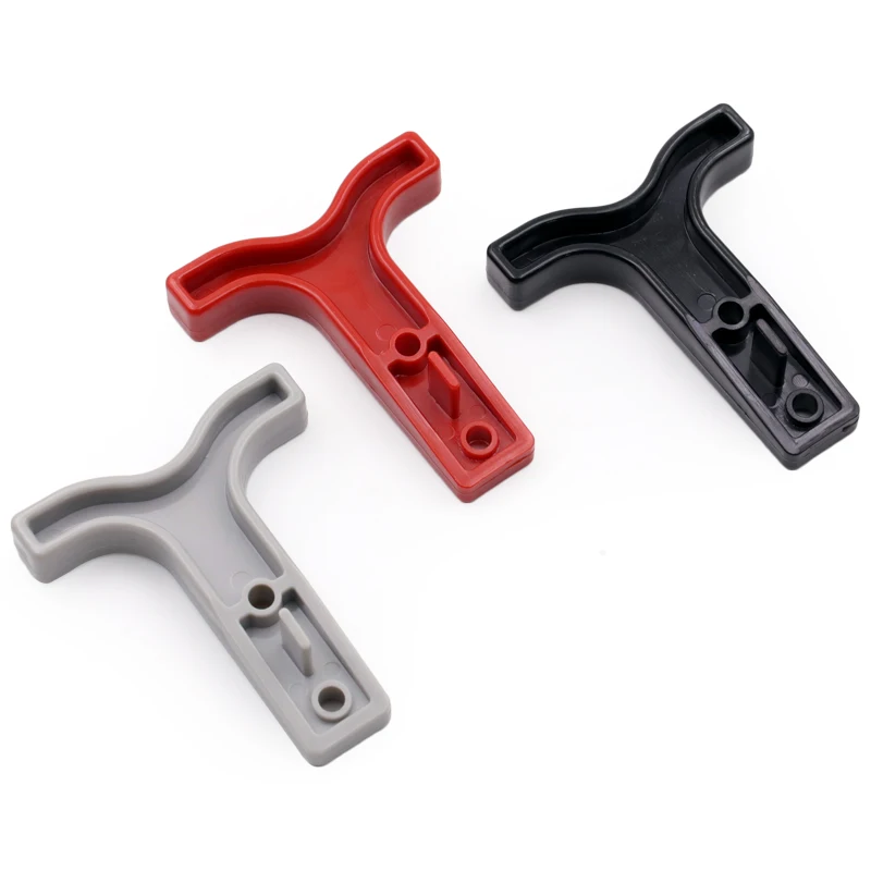 

High Quality 120A 600V Connector Accessories T-type Handle For Anderson 2 Pin Forklift Battery Power Connector 10 Pcs