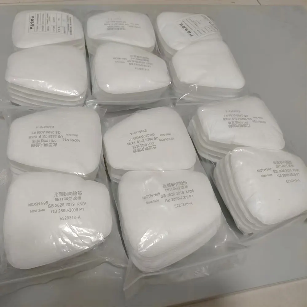 10/300 шт. 5N11 промышленные хлопковые фильтры 501 сменный чехол для 3M 6200/7502/6800