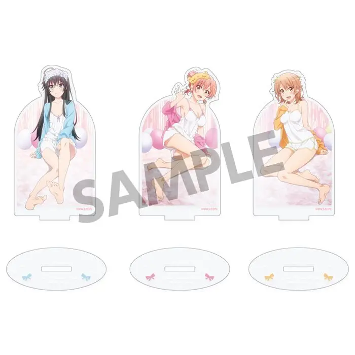 

My Youth Romantic Comedy Is Wrong, As I Expected Yukinoshita Yukino Stand Figure Acrylic Model Plate Desktop Decor Accessories