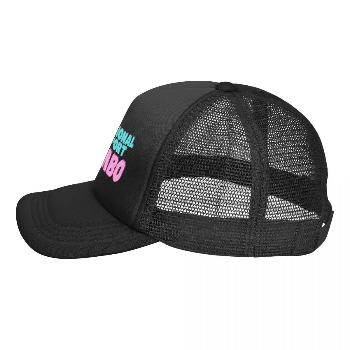 Эмоциональная поддержка Himbo Racerback (взрослая сетчатая бейсболка мяч спорт гольф