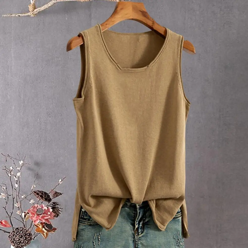 

Camisole Top Anti-pilling Bottoming Shirt Sweat Absorption Summer Bottoming Vest Outerwear Streetwear