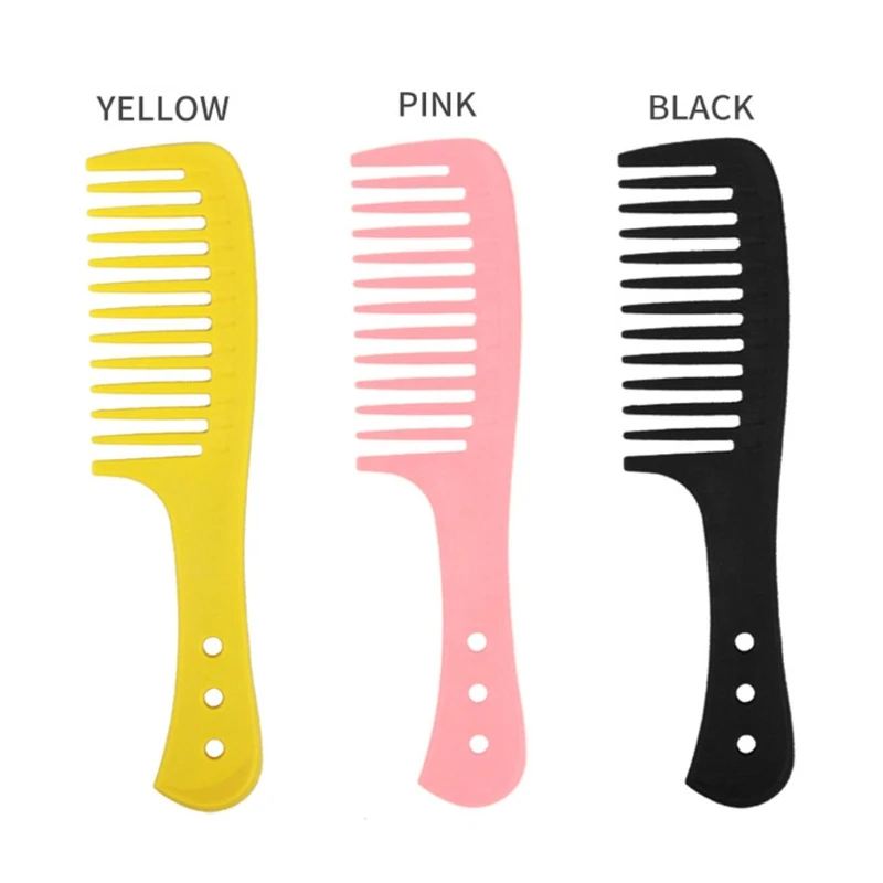 

Hairdress Wide Tooth Comb Heat Resistant for Women Men Wet Dry Curly Hair Brush Drop Shipping