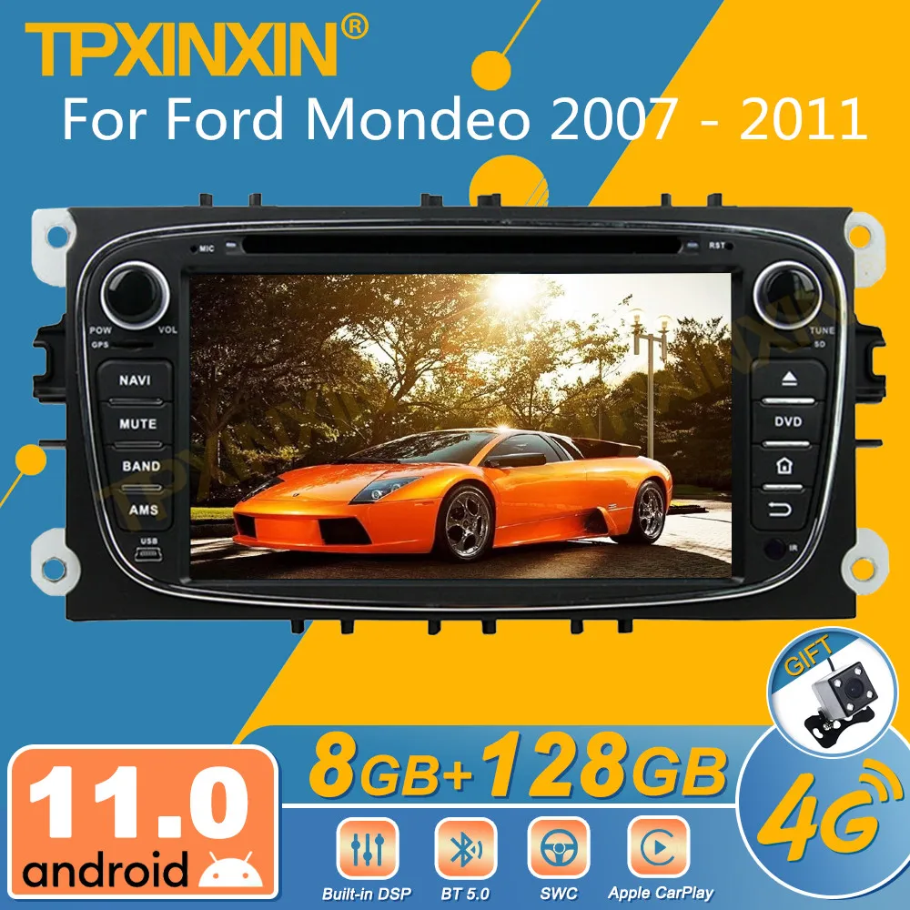 

Автомобильный мультимедийный DVD-плеер с сенсорным IPS-экраном для Ford Mondeo 2007 - 2011 GPS Navi Auto Audio Radio Stereo Head Unit Screen