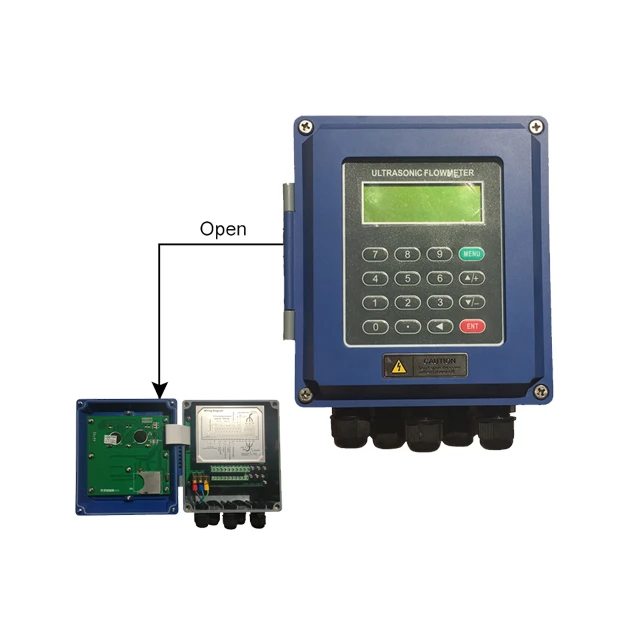 

T-measurement strap on type ultrasonic flow meters wall mounted ultrasonic flow clamp meter clamp on ultrasonic flow meter