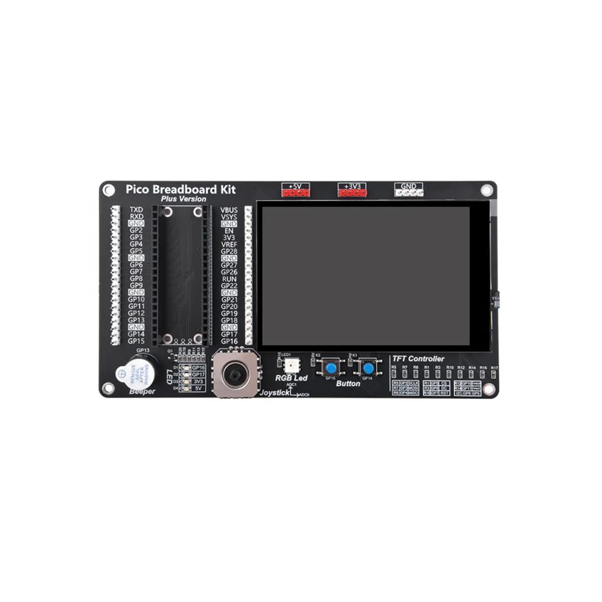 Для Pico/Pico W GPIO дополнительный модуль с 3 5 дюймовым сенсорным экраном RGB светильник
