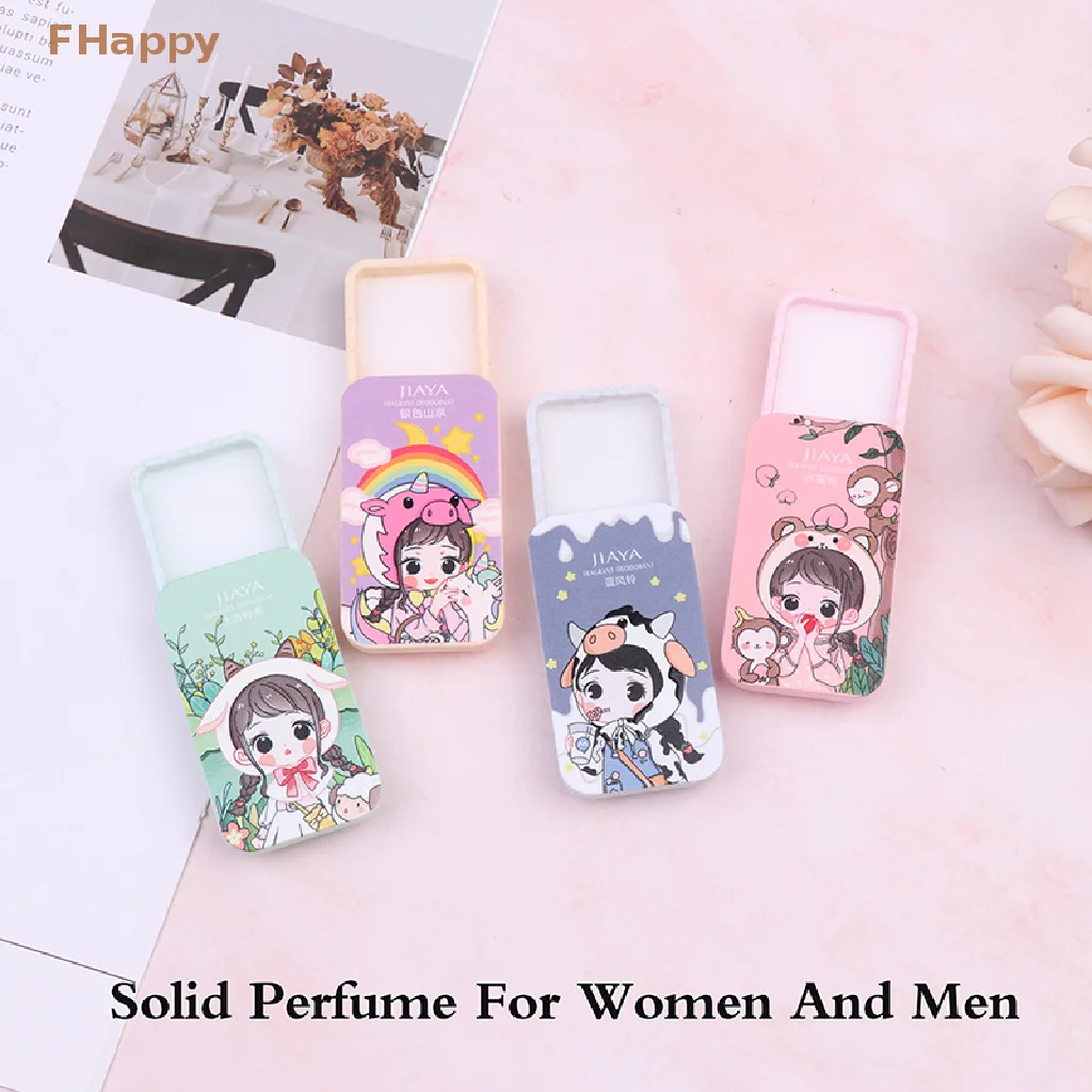 

Portable Solid Balm Deodorant Fragrance Lasting freshness Women Men Solid Perfume For Women And Men 10g