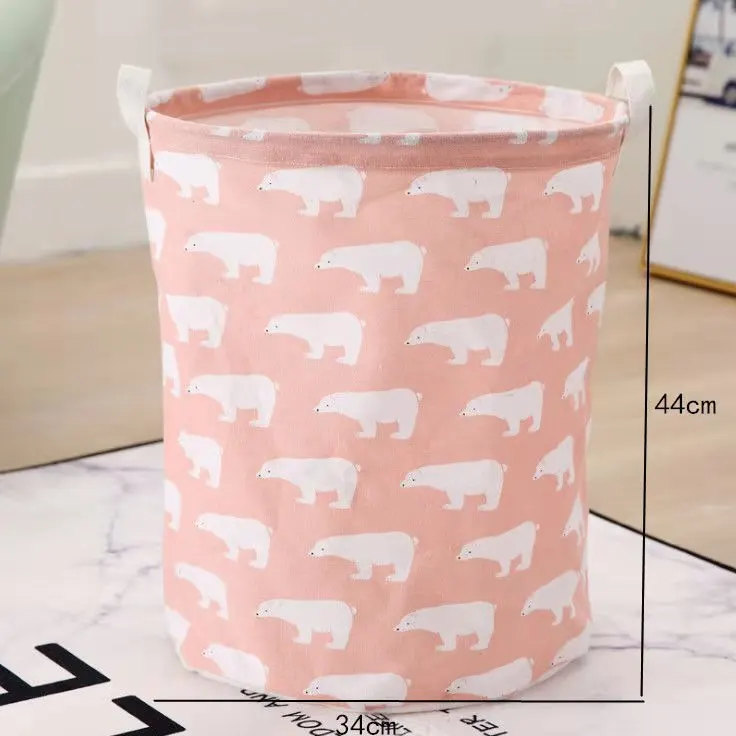 Детская круглая игрушка для грязной одежды складное ведро Большая