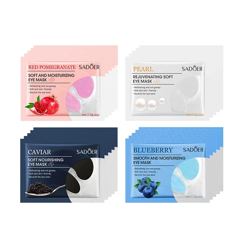 

20 пар, коллагеновые маски для кожи вокруг глаз, от морщин и темных кругов