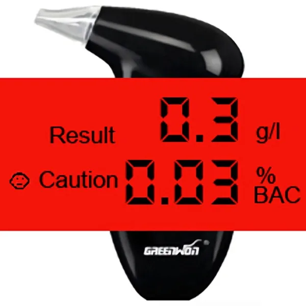 Breath Alcohol Tester Breathalyzer alcohol detector with LCD Screen BAC Detector on Keychain