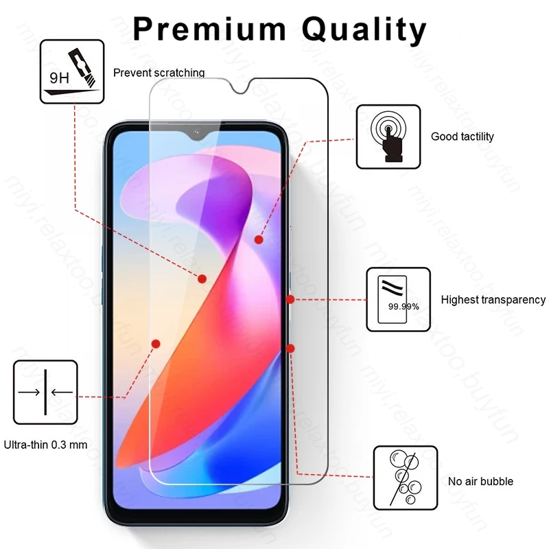 Фото 4 шт., Защитное стекло для honor x6a honorx6a 4g №4