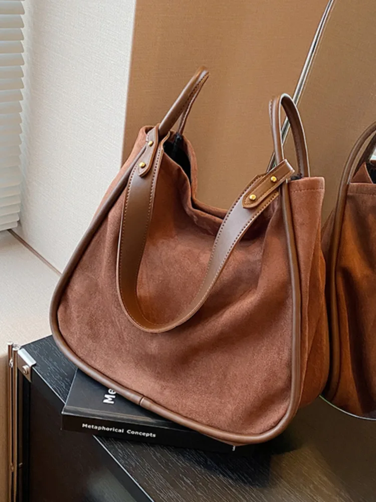 

Большие сумки на плечо для женщин, вместительная сумка-шоппер, однотонная кожаная сумка 2023, Женская дорожная сумка-тоут, сумка и кошелек