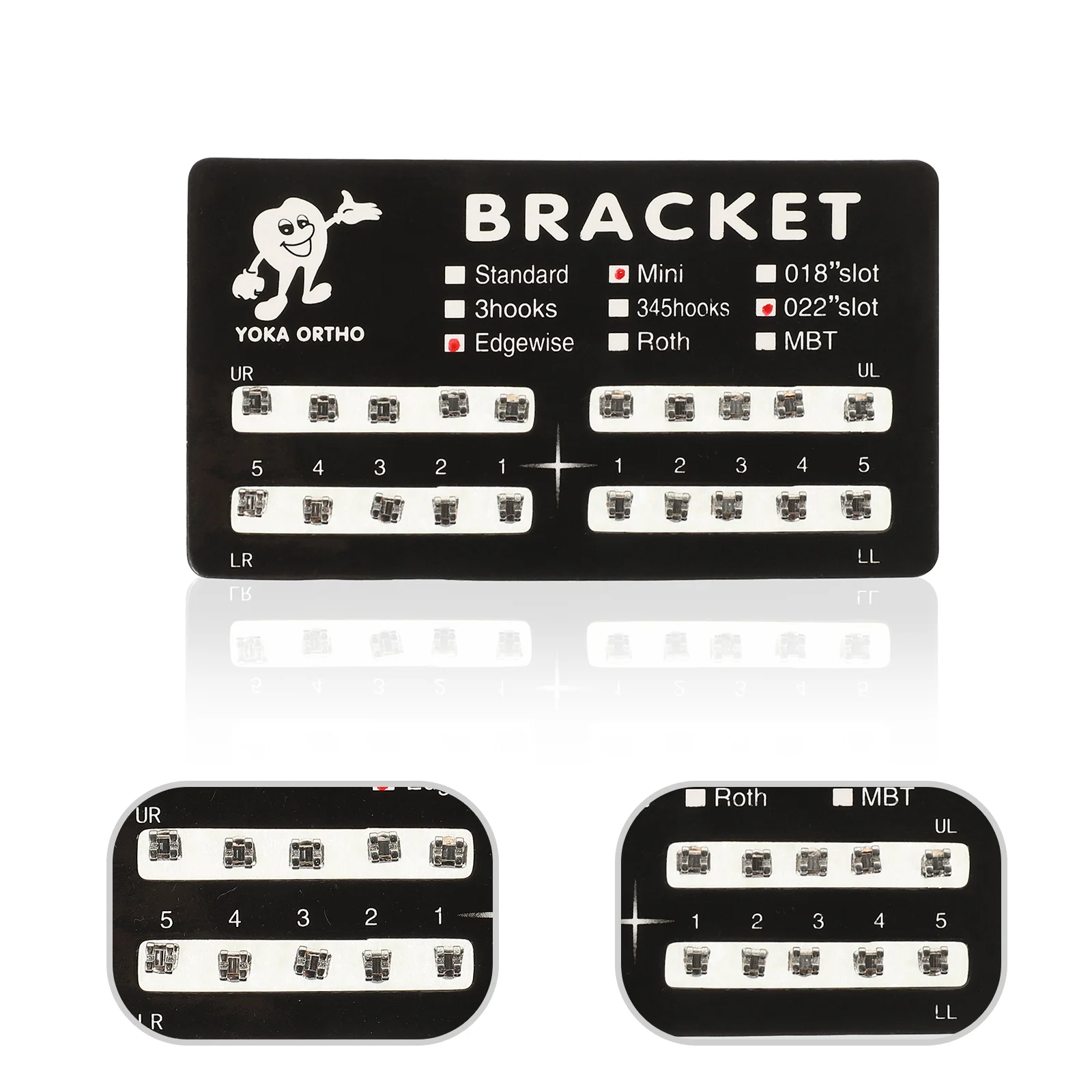 

20 шт., металлические скобы для зубов