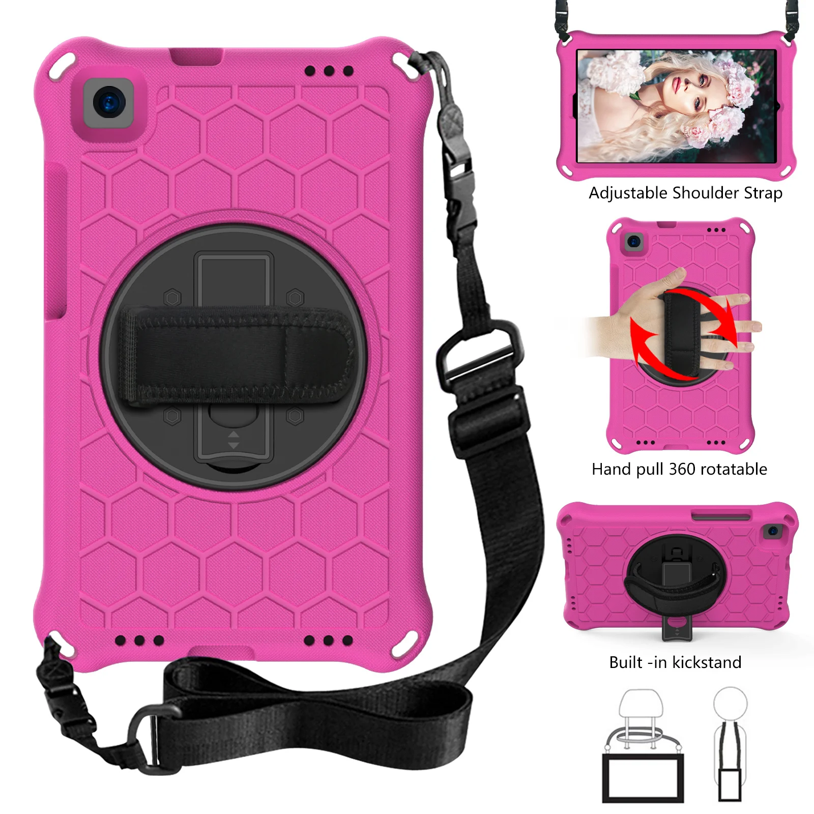 

Для Samsung Galaxy Tab A 8 "T290 T295 P200 P205/A 8,4" T307 T307u/A7 Lite нетоксичный безопасный противоударный чехол для планшета с Сотами для детей