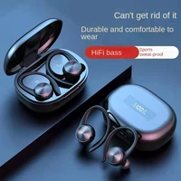 sports wireless bluetooth headphones with microphone r200 waterproof ear hook hi fi stereo music headphones for phone