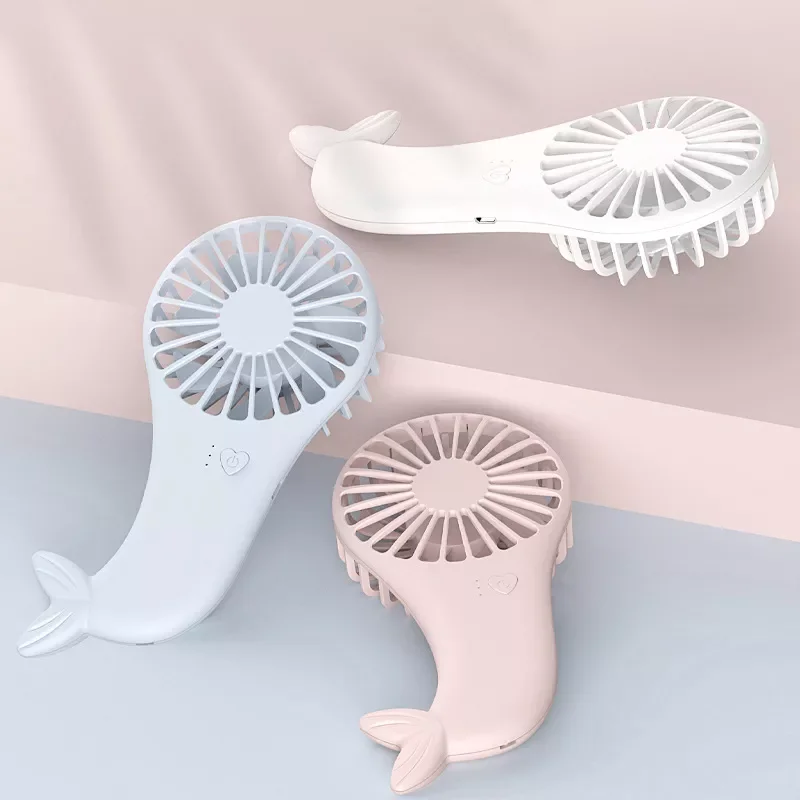 

2020 Mini Portable Pocket Fan Cool Air Hand Travel Cooler Cooling Power Office Outdoor Home Mini Fan Mermaid Fan