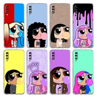 powerpuff girls anime phone case for samsung galaxy a50 a70 a20 a30 a40 a20e a10 a10s a20s a02s a12 a22 a32 a52s a72 5g cover
