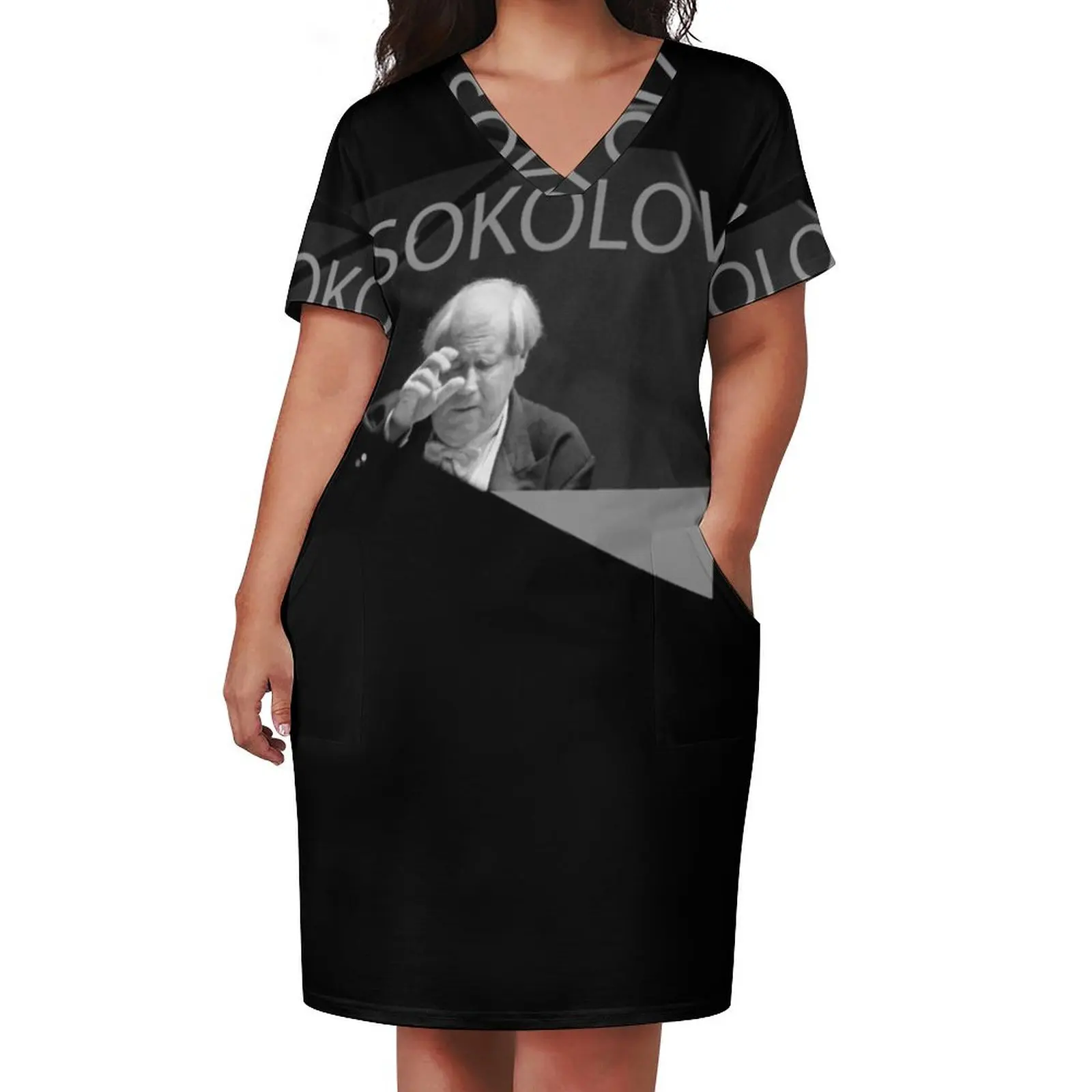 Grigory Sokolov Свободное платье с карманами Женская одежда свадебные платья для