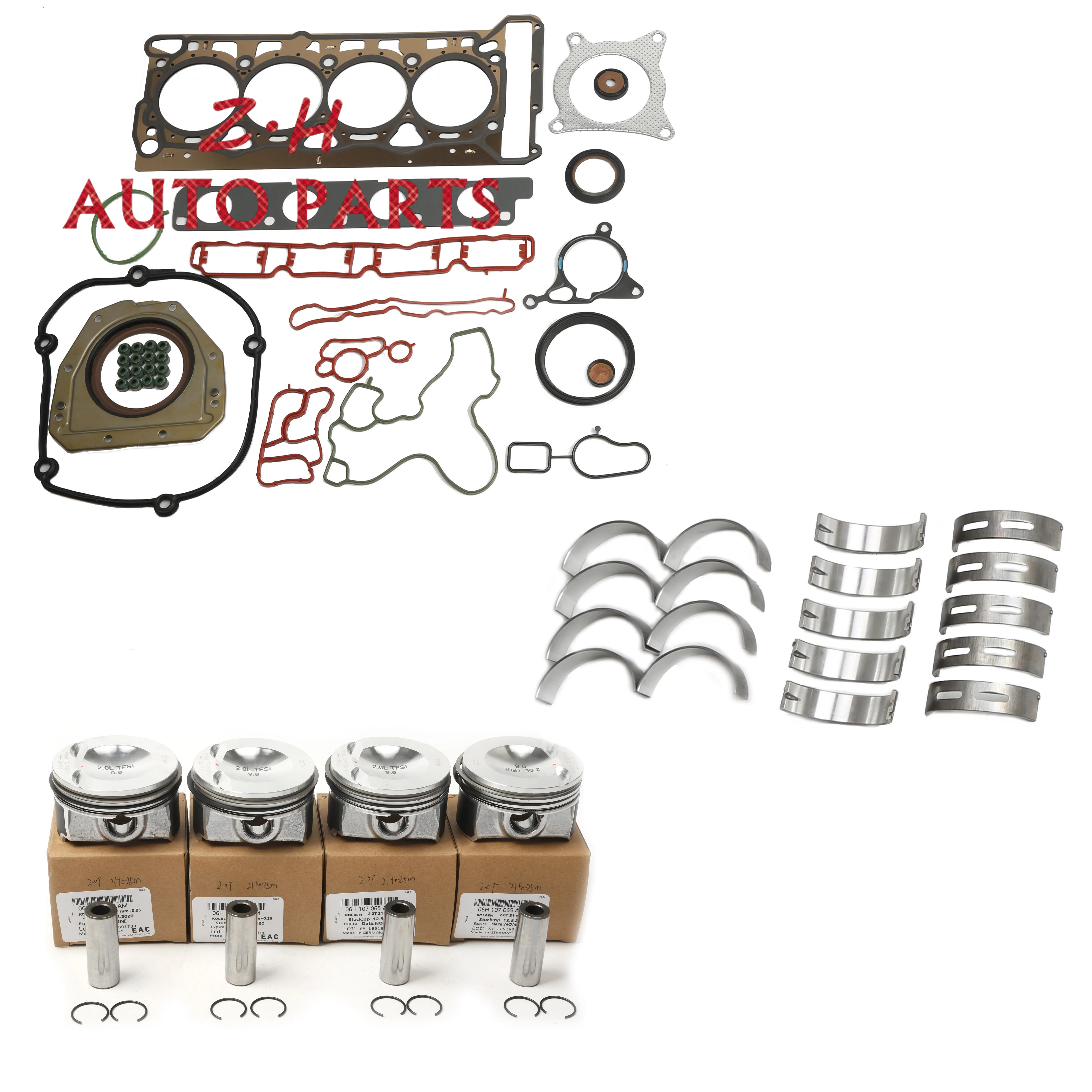

Car Engine Repair Package 21MM Piston Bearing Bush For VW Jetta Tiguan Audi A3 Q3 Skoda Octavia Seat Leon 06H103383AC 06H105561J