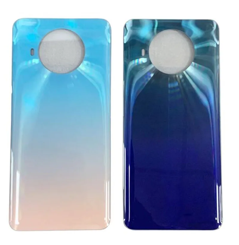 Задняя крышка аккумулятора для Xiaomi Redmi Note 9 Pro стеклянная задняя корпуса запасные