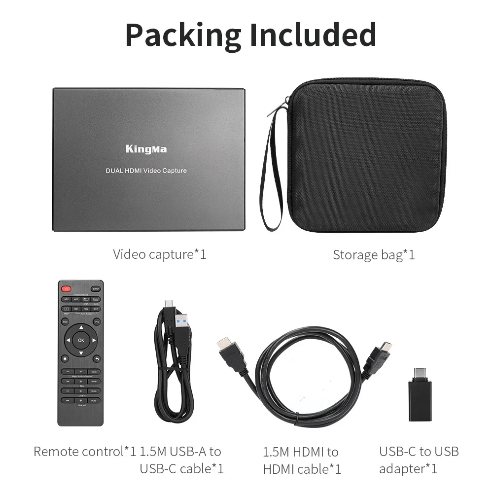 Карта видеозахвата HD mi 1080P60, уникальный дизайн, цвет HDR, без сжатия, RGB, прямые игрыпоиск, USB 3.0, двойная видеозахват HD mi (art.: 3920cade0eb15) - 3920cade0eb15